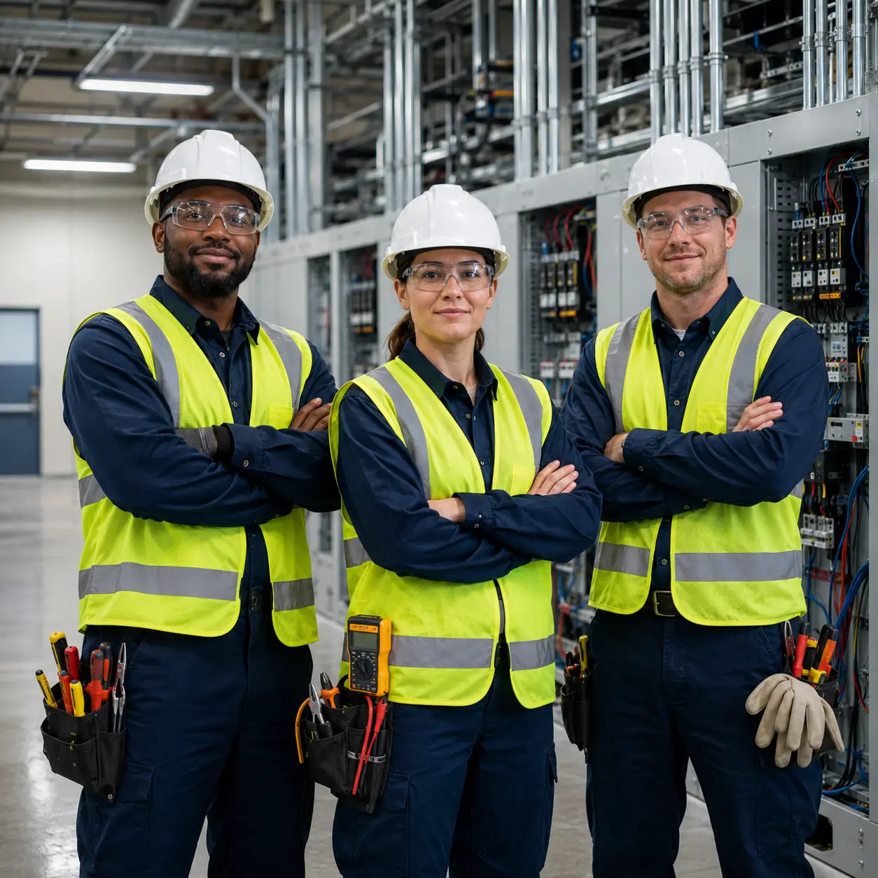 Daniel Electric crew on the job
