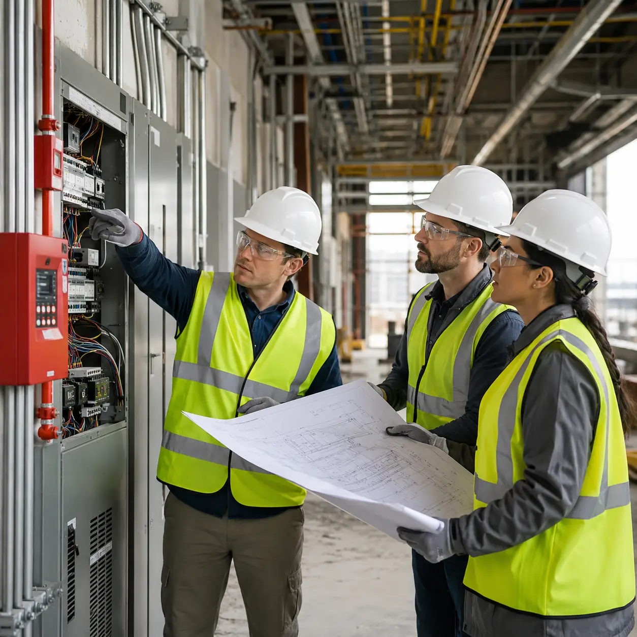 Daniel Electric team on site